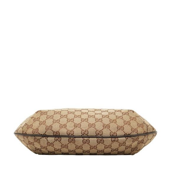 Gucci GG Campus Crossbody Shoulder Bag 181092 Brown Canvas Leather Women's Gucci - Picture 3 of 9